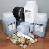 6 LBS Large Weight 4 Step Rock Tumbler Grit Set, Tumbling Media Refill-Coarse / Medium Grit / Pre-Polished / Final Polish, Works with Any Rock SACKORANGE