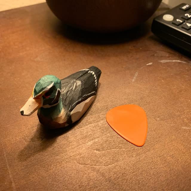 Selsela Wood Duck Drake Figurine - Wooden Miniature Bird Statue Handmade Carving Home Decor Decoration Decoy Small Animals Selsela