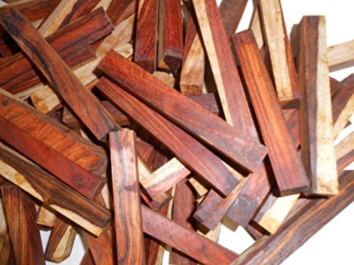 Two-Tone Cocobolo Rosewood Pen Blanks - 25 pcs - 3/4" x 3/4" x 5" Diamond Tropical Hardwoods