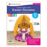 FreshCut Crafts | Easter Diorama Easy 3-D Punch-Out Bible Craft Kit – Makes 12 Tabletop Display Crafts for Sunday School, Homeschool Classrooms US FreshCut Crafts