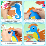 HAPMARS Animal Paper Art Craft Kit for Kid, 16 pcs Make Your own Craft Projects for Boys Girls Kid Age 3 4 5 6 7 8, DIY Art Supplies Activities Party HAPMARS