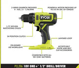 RYOBI ONE+ 18V Cordless 1/2 in. Drill/Driver Kit with (1) 1.5 Ah Battery and Charger RYOBI