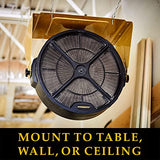 Powermatic PM1250 Electrostatic Air Filtration System, 0.1 Micron Filter, 754 CFM, 1Ph 120V (1791331), Yellow Powermatic