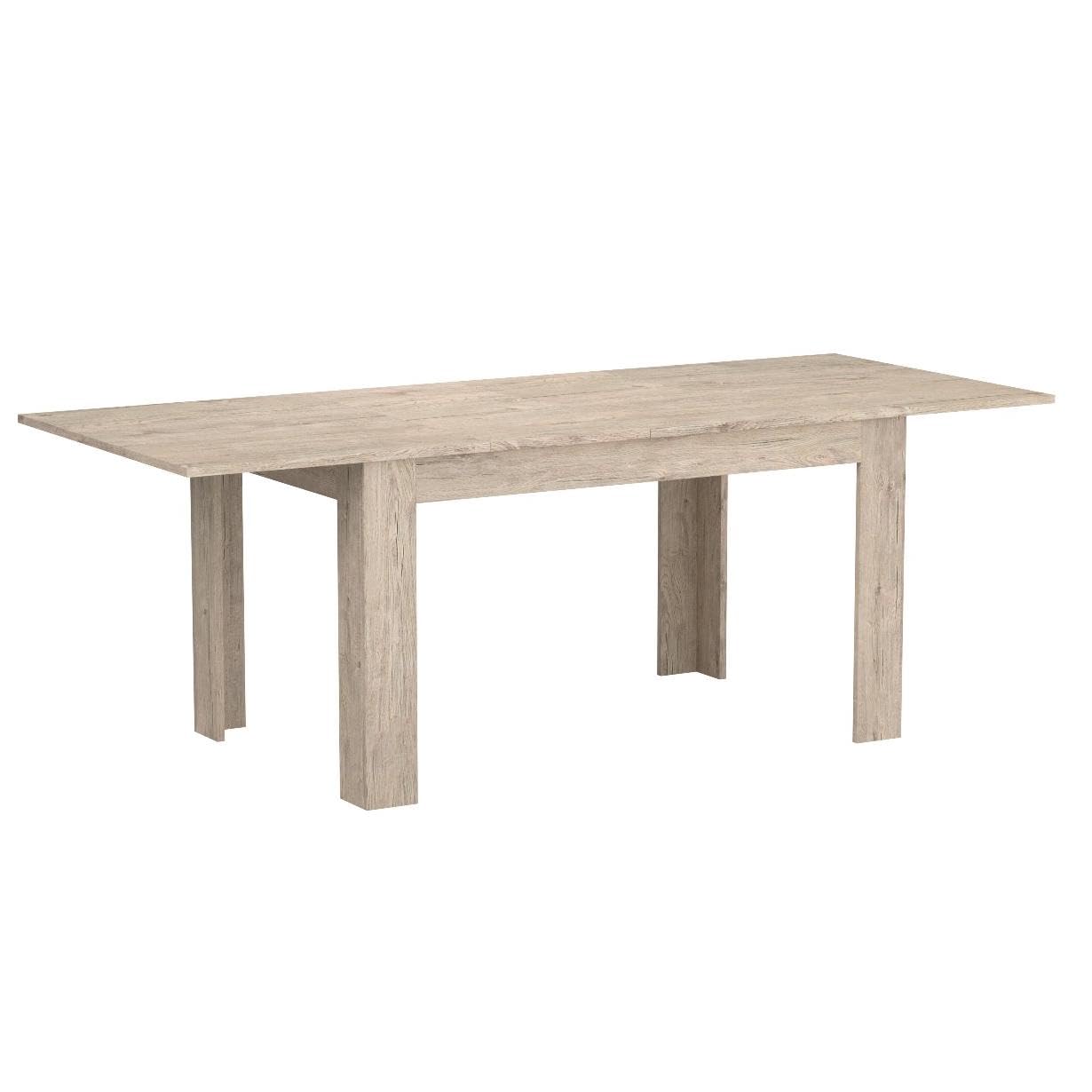 Mobili Fiver, Easy, Extendable Dining Table, Oak, Made in Italy Mobili Fiver