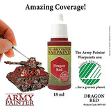 The Army Painter Dragon Red Warpaint - Acrylic Non-Toxic Heavily Pigmented Water Based Paint for Tabletop Roleplaying, Boardgames, and Wargames The Army Painter