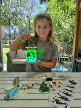 Make Your Own Sports Night Light Lantern Jar Arts & Crafts For Boys And Girls, Football, Soccer, Basketball, Tennis & Baseball Gifts For Kids, DIY 2Pepers