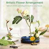 3PCS Japanese Ikebana Flower Frogs for Flower Arrangement, Kenzan Kit Includes 2.5’’ Round + 1.8” Square + 2.1” x 1.5” Rectangle, JP Flower CDOKY