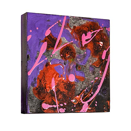 U.S. Art Supply 10" x 10" Birch Wood Paint Pouring Panel Boards, Studio 3/4" Deep Cradle (Pack of 4) - Artist Wooden Wall Canvases - Painting U.S. Art Supply