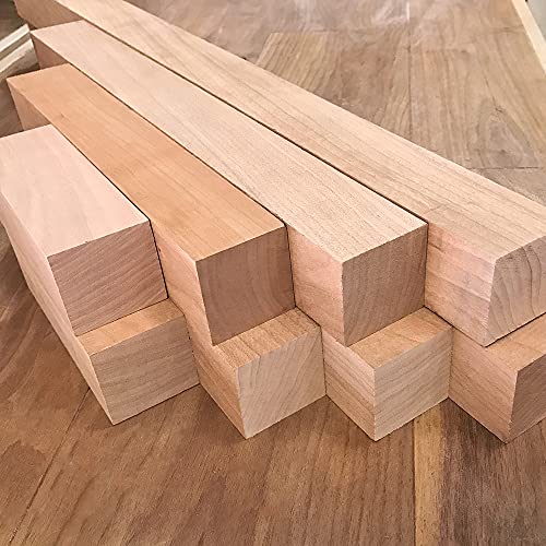 Exotic Wood Zone | Cherry Wood Turning Blanks 1pcs - 2" x 2" x 18" - WoodArtSupply