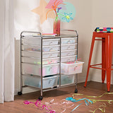 Honey-Can-Do Rolling Storage Cart and Organizer with 12 Plastic Drawers Honey-Can-Do