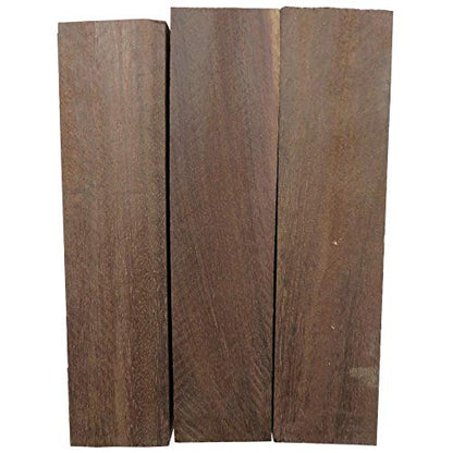 Exotic Mexican Royal Ebony Wood Turning Blanks, Suitable Turning Blank Squares for Woodturning (1, 1" X 1" X 6")