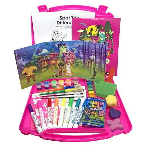 Cra-Z-Art Disney Encanto Ultimate Art Studio, Rainbow Kids Art Set for Ages 4 and Up - WoodArtSupply