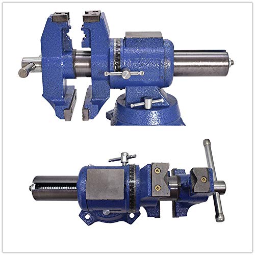 Multipurpose Vise Bench Vise Heavy Duty Multi-Jaw Vise 360-Degree Rotation Clamp on Vise with Swivel Base and Head for Clamping Fixing Equipment Home findmall