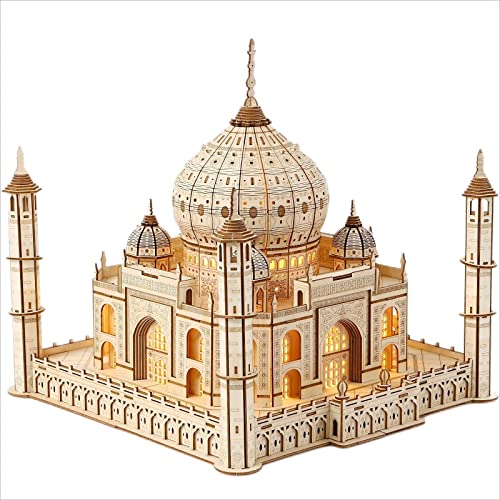 bennama 3D Wooden Puzzles Persian Love Palace Kits Includes Light Strip, Brainteaser and Puzzle for Halloween/Birthday,Gifts for Adults and Teens to - WoodArtSupply