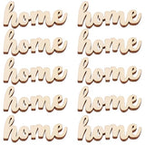 Amosfun 15pcs Unfinished Wooden Letters Sign Home Wood Cutout Sign Tabletop Decor Sign for Painting DIY Crafts Decorations Amosfun