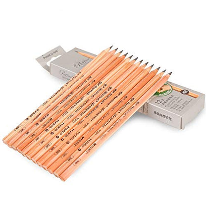 Kachikawa Premium Artist Log wood pencil 12 PCS (HB) - WoodArtSupply