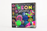 Paint Your Own Neon Stones-This Complete Starter Kit includes all you need to create Vibrant, Three-Dimensional Art to display in your Home or Garden Hinkler
