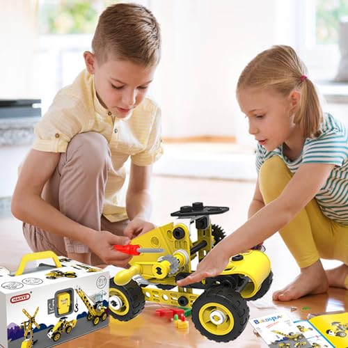 Stem Toys For 5 6 7 8 9+ Year Old Building Block Kit Stem Activities Projects Boy Toys Age 4-8 5-7 6-8 8-10 Creative Set Educational Engineering