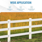 LukLoy 2x4 Brackets for Wood Rail, 20 Pack Fence Brackets Repair Kit Galvanized, Includes 140PCS 304 Stainless Steel Screws LukLoy