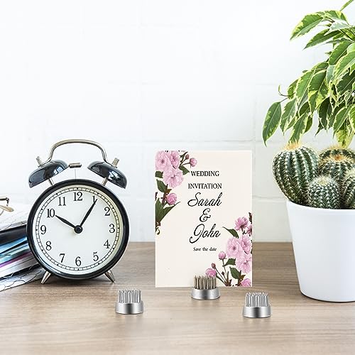 WUWEOT 12 Pack Kenzan Ikebana Flower Frogs, 0.9 Inch Flower Spiky Frog Japanese Pin Frog, Sliver Floral Fixed Tools, Metal Flower Arrangement Holder WUWEOT