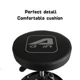 Aain LT2A Heavy-Duty Adjustable Mechanic's Roller Seat Adjustable Rolling Stool with Wheels & Tool Tray Black Aain