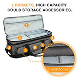 Carrying Case for Cricut Explore Air 1 2 3, Luxiv Double-Layer Bag Compatible with Cricut Maker 1 2 3, Carrying Bag Case for Cricut Explore Air/Air Luxiv