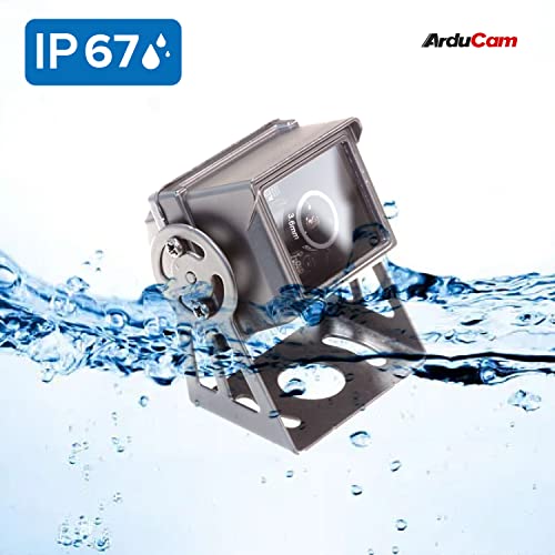 Arducam 1080P IMX291 Low Light USB Camera, 120° Wide Angle Lightburn Camera Module with Waterproof Metal Case Arducam