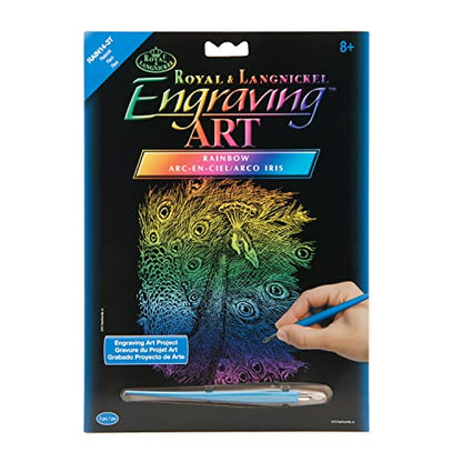 Royal and Langnickel Rainbow Engraving Art, Peacock - WoodArtSupply