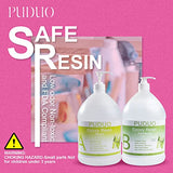 Epoxy Resin Crystal Clear Art 2 Gallon Kit New Bottle with Pump for Coating, Casting, Resin Art, Jewelry, Tabletop, Bar Top, Live Edge Tables, Fast Puduo