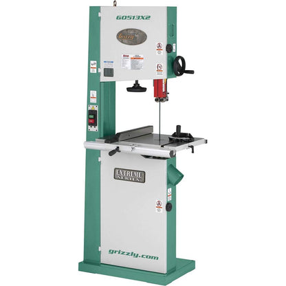 Grizzly Industrial G0513X2-17" 2 HP Bandsaw w/Cast-Iron Trunnion - WoodArtSupply