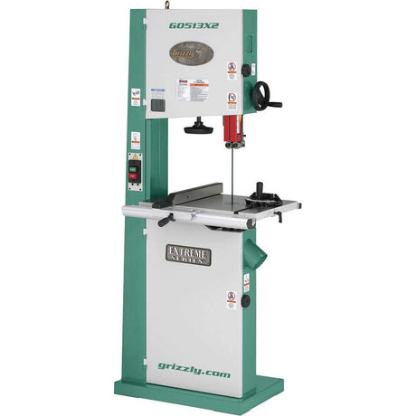 Grizzly Industrial G0513X2-17" 2 HP Bandsaw w/Cast-Iron Trunnion Grizzly Industrial
