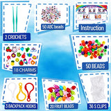 FUNZBO 2200+ Rubber Band Bracelet Kit - Bracelet Making Kit with Letter Beads, Charms and Accesscories, Birthday Gifts, Arts and Crafts for Kids, FUNZBO