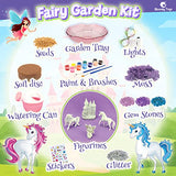 Bloonsy Unicorn Fairy Garden Kit for Kids | Light Up Fairy Unicorn Terrarium Kit | Science STEM Toys Presents | Unicorn Arts and Crafts Stuff for BLOONSY
