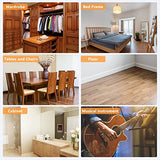 SEISSO Wood Furniture Repair Kit, Wood Putty Repair Fillers, Hardwood Laminate Floor Repair Kit, Restore Any Holes, Scratches, Cracks, Gouges for SEISSO