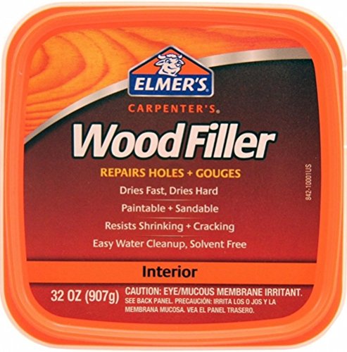 Elmer's E842L Carpenter's Interior Wood Filler; 32 Ounce; 1 Quart - WoodArtSupply