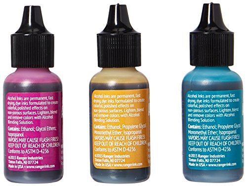 Ranger AAI-19787 Adirondack Alcohol Ink 1/2-Ounce, 3-Pack, Nature Walk, Wild Plum/Buttrscotch/Stream Ranger