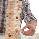 Jenga Classic Game with Genuine Hardwood Blocks, Stacking Tower Game for 1 or More Players, Kids Ages 6 and Up Jenga