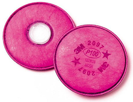 3M P100 Filter, Best For Removal Of Mold, Lead Based Paints, Woodworking, Fiberglass Installation, For 5000, 6000, 6500, 7000 And FF-400 Series 3M