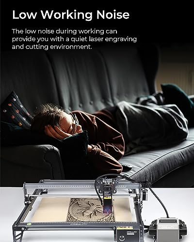 Creality Official Air Assist for CR-Laser Falcon 10W, 22 L/min Adjustable Air Assist Pump, for Laser Cutter and Engraver, Blow Away Smoke and Dust, Creality