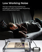 Creality Official Air Assist for CR-Laser Falcon 10W, 22 L/min Adjustable Air Assist Pump, for Laser Cutter and Engraver, Blow Away Smoke and Dust, Creality