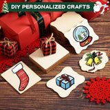 60 PCS Unfinished Wood Cutouts for Crafts Blank Irregular Wooden Slices Natural Wood Cutouts Ornaments for DIY Crafts, Coasters, Home Decorations, AWIZOM