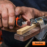 𝟭𝟰𝟭𝗣𝗰𝘀 𝗥𝗼𝘁𝗮𝗿𝘆 𝗧𝗼𝗼𝗹 𝗔𝗰𝗰𝗲𝘀𝘀𝗼𝗿𝗶𝗲𝘀 𝗞𝗶𝘁 - GOXAWEE 1/8-inch Shank All Purpose Power Tool Accessory Set Universal Fitment for Easy Drilling Sawing Sanding GOXAWEE