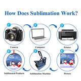 Valyria Sublimation Ornaments Blanks Bulk MDF Sublimation Christmas Ornament Blanks White Blank Christmas Tree Hanging Ornaments for Crafting DIY Valyria