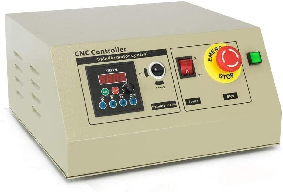 USB 4 Axis CNC 6090 Router Kit MACH Control + 2.2 KW VFD Water-Cooling Spindle Motor Plastic Acrylic PCB PVC Wood Carving Drilling 3D Milling TTONSUE