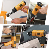 Heat Gun, SEEKONE 1800W Hot Air Gun Kit with Large Digital LCD Display Variable Temperature (122°F-1112°F) Memory Settings and Four Nozzles for Paint SEEKONE