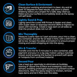 Superclear Countertop Epoxy Resin, 1.5 Gallon 2-Part Epoxy Kit - Certified Food Grade 2:1 Protective Epoxy Resin for Kitchen & Bathroom Counter Tops, Superclear