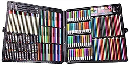 RMENST Art Supplies, 258 Pieces Deluxe Art Set, Portable Art Case Painting Kit, Colored Pencils, Watercolor Paint, Creative Gift, for Kids, Adults - WoodArtSupply