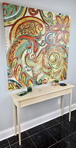 46" Unfinished Console Sofa Table With Tapered Legs Generic