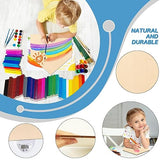 6 Pcs Unfinished Wood for Crafts Wooden Home Plate Baseball Softball Unfinished Wood Baseball Plaque Baseball Home Plate Softball Blank Wood Cutouts YLOLUL