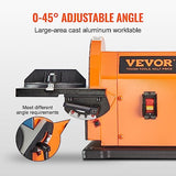 VEVOR Professional Belt Sander, 8" Disc Sander and 4 x 36 in. Belt Sander with 5A Induction Motor Cast Aluminum Worktable for Woodworking, VEVOR